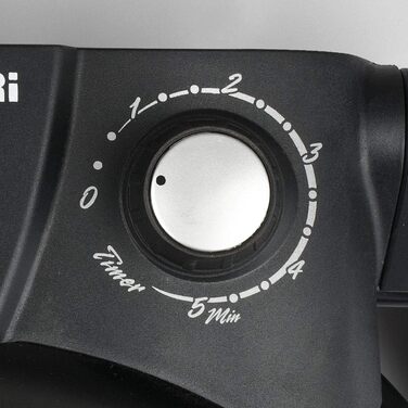 Піца для екстер'єру, піч для піци, 1200 Вт, 400C, кам'яна вогнетривка (діаметр 31 см), таймер 5', кулінарна книга в комплекті, чорна, 31,6 x 31,6 x 25 см, 3 Ferrari G10006