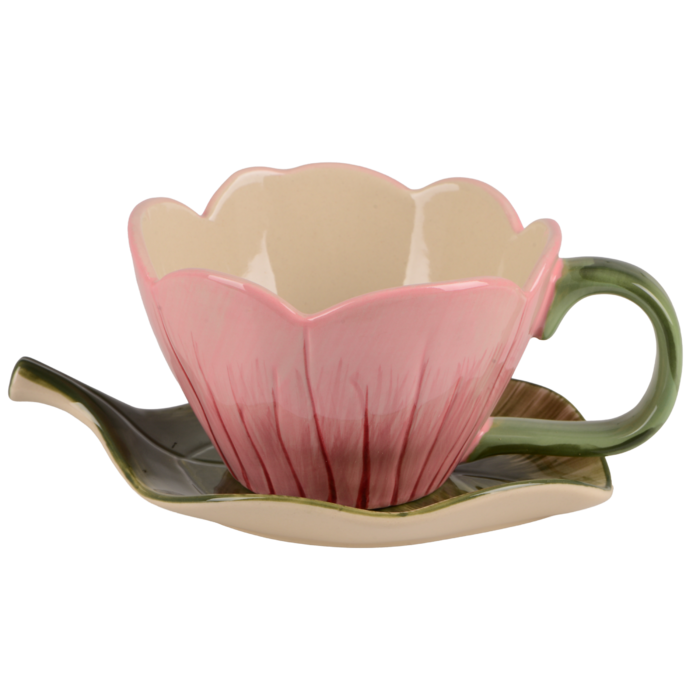 Чашка 380 мл Handmade Flower LED