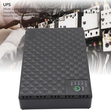 Джерело безперебійного живлення (UPS) 10400mAh, портативне, високої ємності з кількома вихідними роз'ємами для роутера/модему (EU-штекер, 85-265V)
