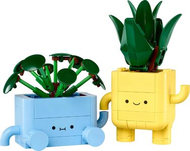 Конструктор LEGO Botanicals Щасливі Рослини, набір для декору, 217 деталей