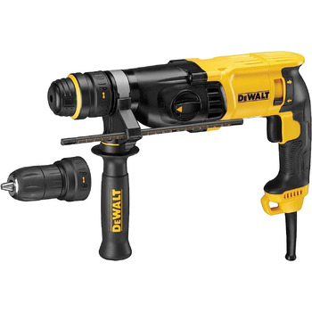 Комбінований ударний дриль-шуруповерт DEWALT SDS Plus (800 Вт, макс. свердління (бетон) 26 мм, швидкозатискний патрон, зупинка обе