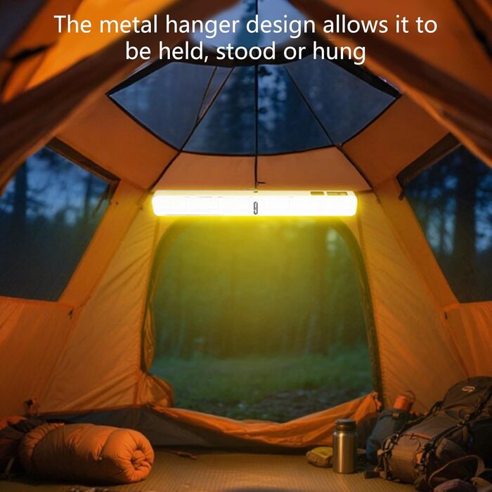 Акумуляторний сонячний світлодіодний ліхтарик для кемпінгу на відкритому повітрі для надзвичайних ситуацій та роботи, міцний, водонепроникний, для використання в наметі, зелений
