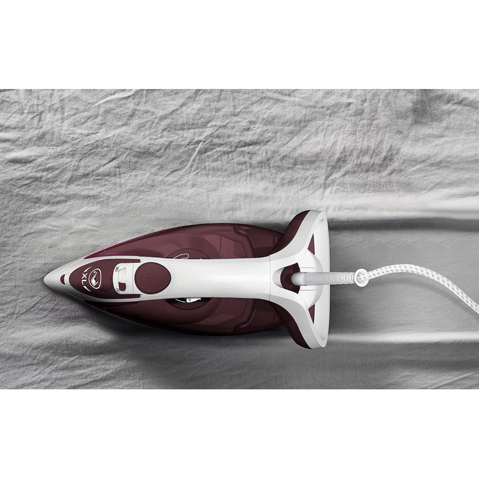 Парова праска 190 г/хв. паровий удар вертикальна подача пари XL отвір для заливання води стійка полиця підошва Durilium AirGlide б