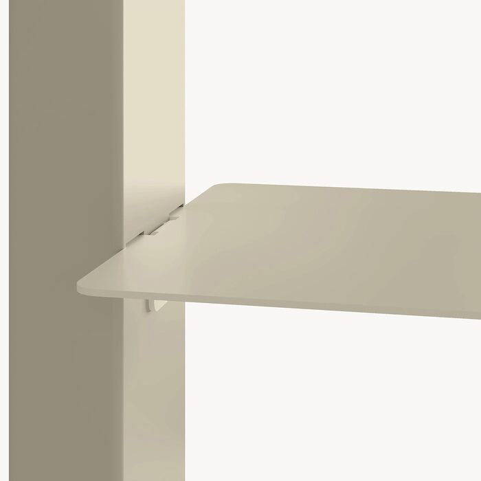 Полиця для CD/DVD у вузькій драбині з 10 полицями, книжкова полиця для вітальні, спальні, офісу, 150 x 39 x 39 см, колір верблюжий