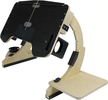 Регульований складаний столик для ноутбука в ліжко, приліжкова тумбочка, столик для сніданку, підставка для ноутбука, стіл для догляду, багатофункціональний столик для дивана, чорний