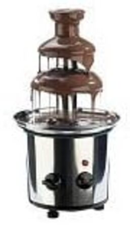 Шоколадний фонтан Rosenstein & Shne Шоколадний фонтан з нержавіючої сталі, 250 Вт (шоколадний фонтан, кімнатний фонтан)