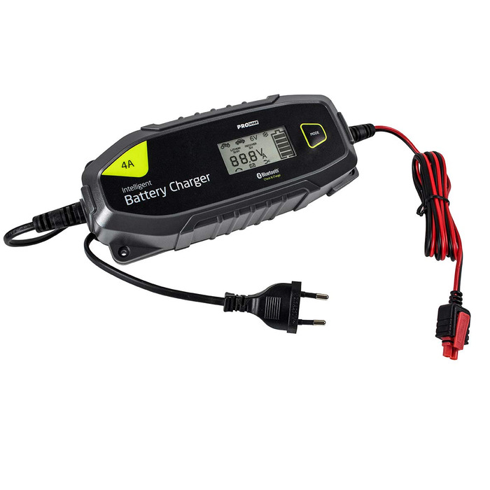 Мікропроцесорний зарядний пристрій Pro User 16636 Bluetooth 4A IBC 4000B, чорний IBC4000B