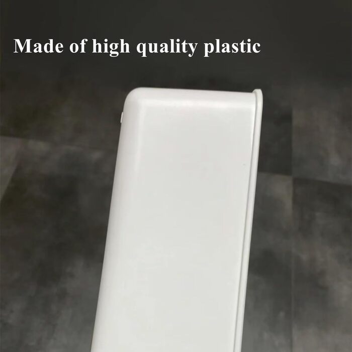 Пластикова коробка для зберігання, кошик для зберігання з ручками, органайзер для кухонної шафи, кошики, пластикова коробка для зберігання на полицю у ванній кімнаті (28910см, 6 білих) 28910см 6 білих