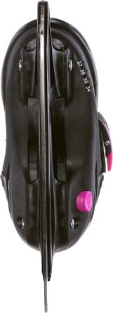 Регульовані ковзани Roces Kids Jokey Ice 2.0 для дівчаток, чорно-фуксія, 38-41 EU