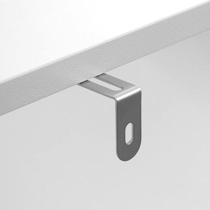 Книжкова полиця WOLTU на 4 рівні, окремостояча полиця з 8 відділеннями та пристроєм проти перекидання, полиця для DVD з дерев&39яного матеріалу, перегородка/шафа для документів, для вітальні, кухні, офісу, 7140,5x29 см, білий колір, 8 відділень (29 Г x 71