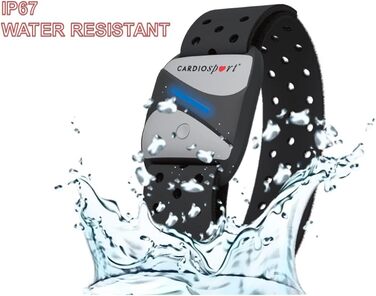 Кардіоспортивний пульсометр, сумісний з Bluetooth/ANT та фітнес-додатками Zwift, Strava, Polar, Wahoo, Rouvy, Peloton, Decathlon, Wahoo, велокомп&39ютером Garmin GPS