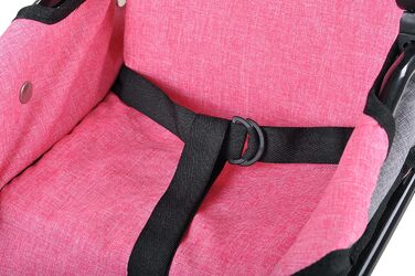 Коляска для ляльок Ruby-Jeans Сіра коляска для ляльок, 51 x 37 x 64 см, 63122 63122