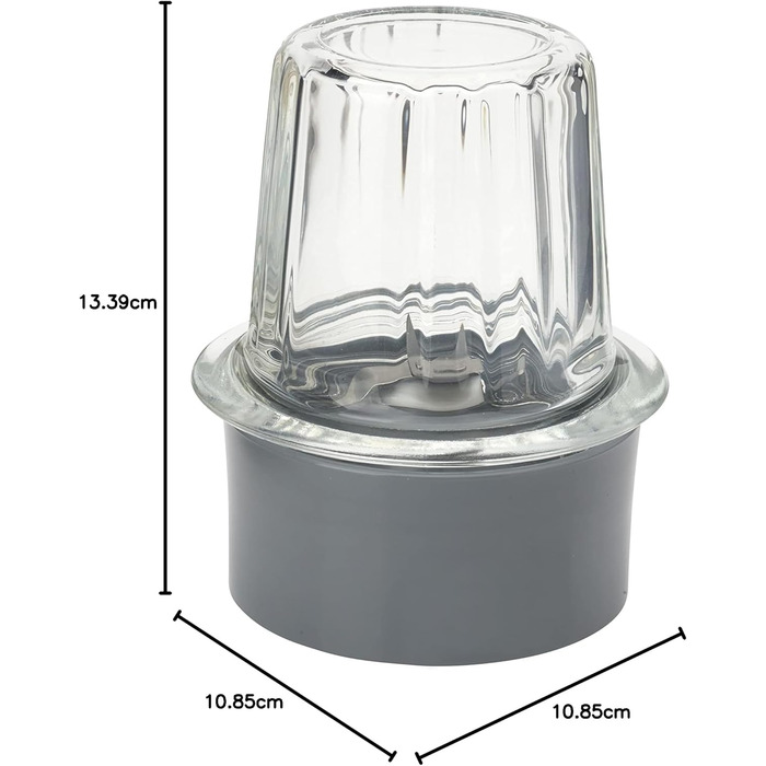 Млин для трав і спецій Kenwood KAP10.000GY, аксесуари для кухонних комбайнів Prospero, електричний подрібнювач трав для свіжих і сушених трав і спецій, ємність 350 мл