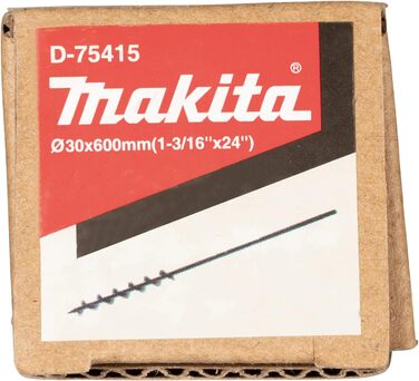 Бур ґрунтовий 30x600(200) мм, 75415