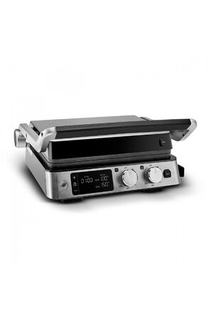 Сендвічниця 3 в 1 Karaca Compact Steel Sear & Grill Inox 2008 електрогриль, тостер та контактний гриль із швидким нагріванням, регулюванням температури та висоти, нержавіюча сталь