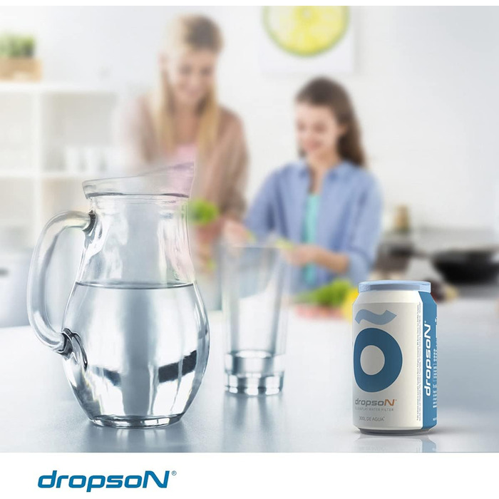 Фільтр для води для крана, 100 натуральна мембрана мікрофільтра, 600 літрів фільтрованої води, монітор зі смартфоном, наповнює глечик 1 л за 1 хвилину., 2 filter can -