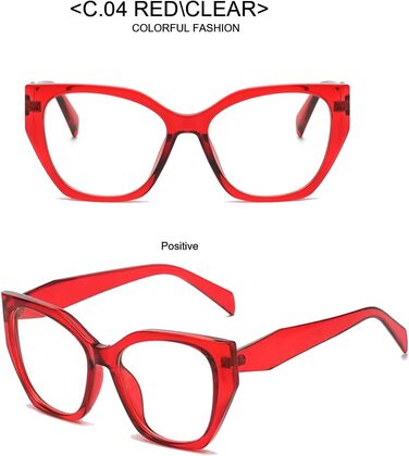 Окуляри Long Keeper Blue Light Filter Glasses Жіночі комп&39ютерні окуляри Cat Eye Anti Blue Light Anti Eyestrain Red Clear