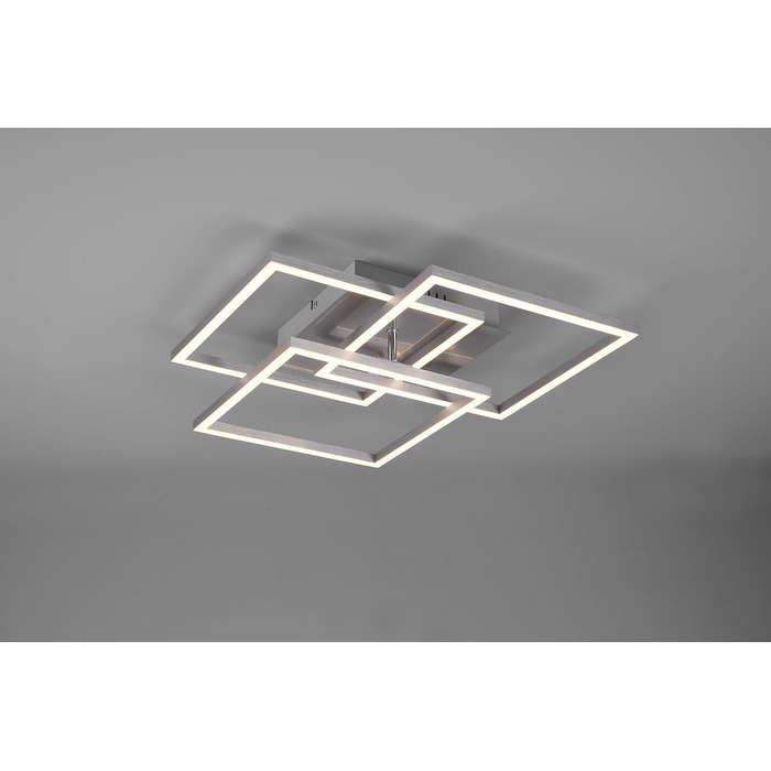 Стеля LED-світильник Reality Mobile R62883107, матовий нікель, 27 Вт, з пультом, димером, зміною кольорів та нічником
