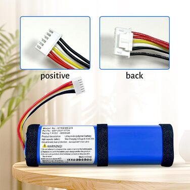 Акумулятор для JBL Xtreme 2, 7.4V 9000mAh Li-ion SUN-INTE-103 21NR19/66-2 ID1019 для Bluetooth-колонки JBL Xtreme 2 (не для JBL Xtreme 1)