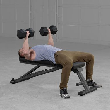 Силова лава Body-Solid GFID-225B Складана Повністю зібрана Регулювання нахилу Комбінована лава Тренувальна лава Похила лава Плоска лава Фітнес-лава Лава