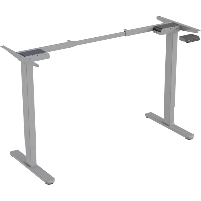 Каркас електричного столу SVITA DOBON для стільниці, регульовані по висоті ніжки, функція пам&39яті, подвійний двигун, металевий, сірий