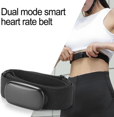 Пульсометр для велоспорту та фітнес-тренувань, водонепроникний IP67, сумісний з BLE 4.0 та ANT, працює з велокомп&39ютерами та для них, вага 15 г