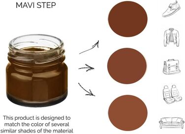 Набір для догляду за взуттям із замші та нубуку MAVI STEP Aurora - Розкішний набір для догляду за взуттям - 179 коричнево-червоних, 180 шоколадних, один розмір