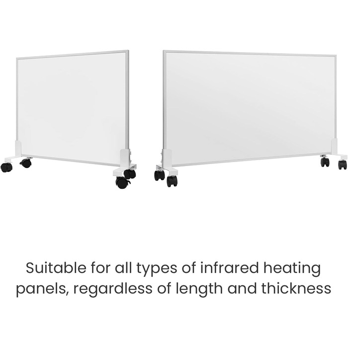 Ніжки для інфрачервоних обігрівачів, кронштейн для інфрачервоного обігрівача з роликом. Підходить для різних марок та моделей.