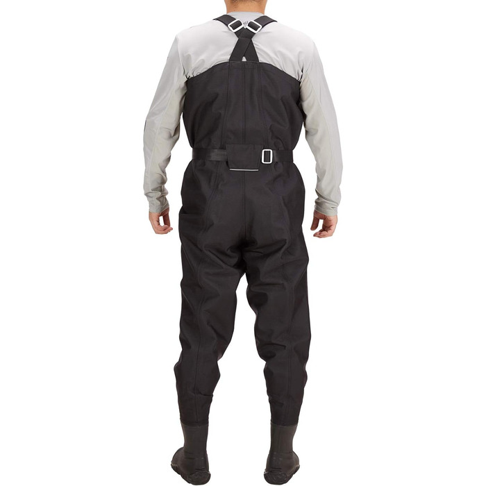 Вейдерси Bassdash 3D Angler&39s, надміцні чорні картаті нейлонові ПВХ рибальські мисливські вейдерси для чоловіків, чорні, 2X-L (11-12)
