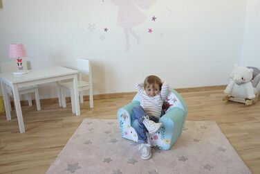 Дитяче крісло Fawn, бірюзове, 68352 -