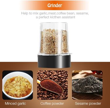 Блендер WAWORIO Smoothie Maker, блендер-міксер на 700 Вт, багатофункціональний блендер для смузі / м'ясорубка / дробарка для льоду