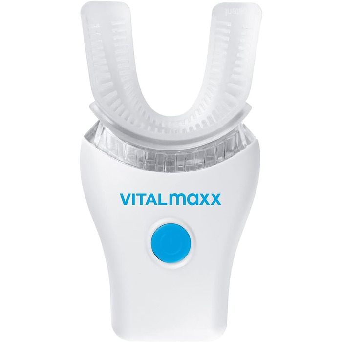 Зубна щітка VITALmaxx Sonic 360 автоматична 3в1 6 шт. 3,7 В білий