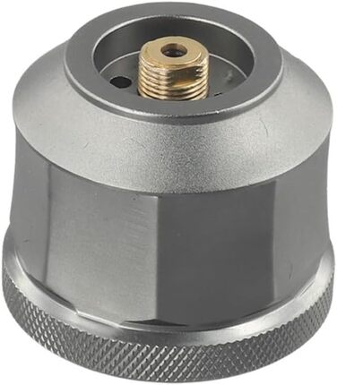 Комплект газового ліхтаря для кемпінгу з порожнім балоном з ізобутаном та подовжувальною штангою для пригод на свіжому повітрі з накручуваними балонами з ізобутаном (лише балон)