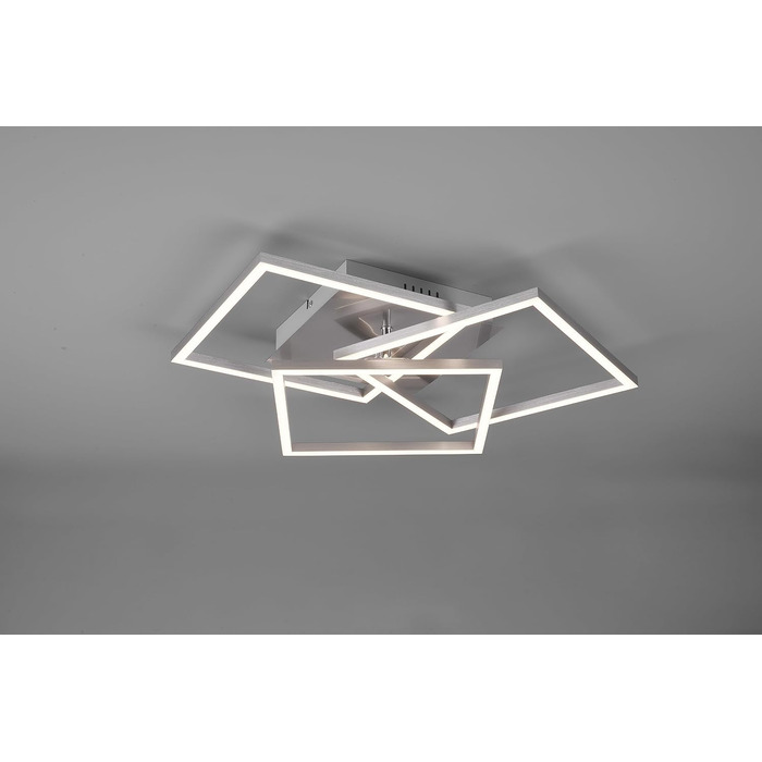 Стеля LED-світильник Reality Mobile R62883107, матовий нікель, 27 Вт, з пультом, димером, зміною кольорів та нічником