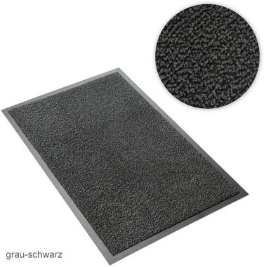 Килимок для захисту від пилу Kettelservice-Metzker Килимок для прибирання Різне Кольори та розміри сіро-чорний строкатий 120 х 180
