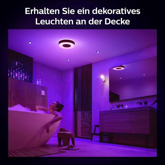 Стельовий світильник Philips Hue Xamento, чорний