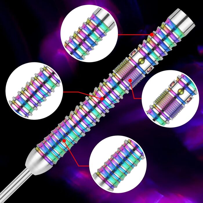 Дротики WIN.MAX з металевим наконечником, 90 вольфрам, 3 шт. и, сталеві дротики з 90 вольфраму, 18-28 грамів, професійні сталеві дротики з металевими наконечниками, різнокольорові сталеві дротики, 24 г