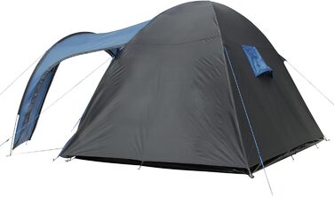 Намет Cetona 4 особи 170 см Купольний намет Вітальня Бічний вхід Висота над головою Водонепроникний 3000 мм Синій сірий