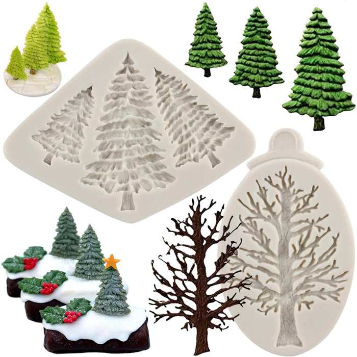 Силіконова форма для різдва 2 шт MYPRACS