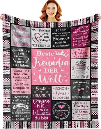 Подарунки для дівчини, м&39які ковдри, подарунки для найкращої подруги, подарунок на день народження дівчини, подарунки для жінок, дівчини, сестри на Різдво, день народження, ковдра-обіймач (Рожевий B, 200x150 см), подарунки для дівчини 150x200 см