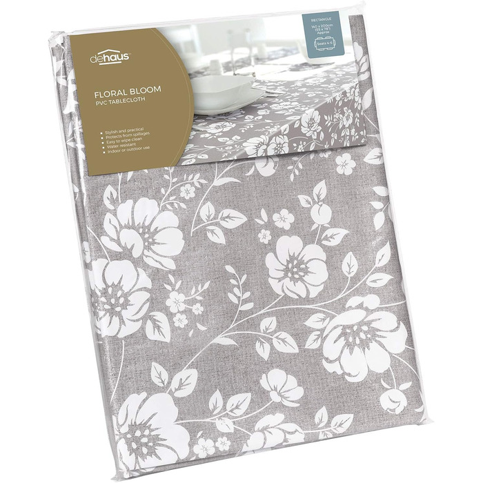 Красива скатертина з ПВХ, що миється, прямокутна клейонка, що витирається, клейончаста скатертина, скатертини, водовідштовхувальна