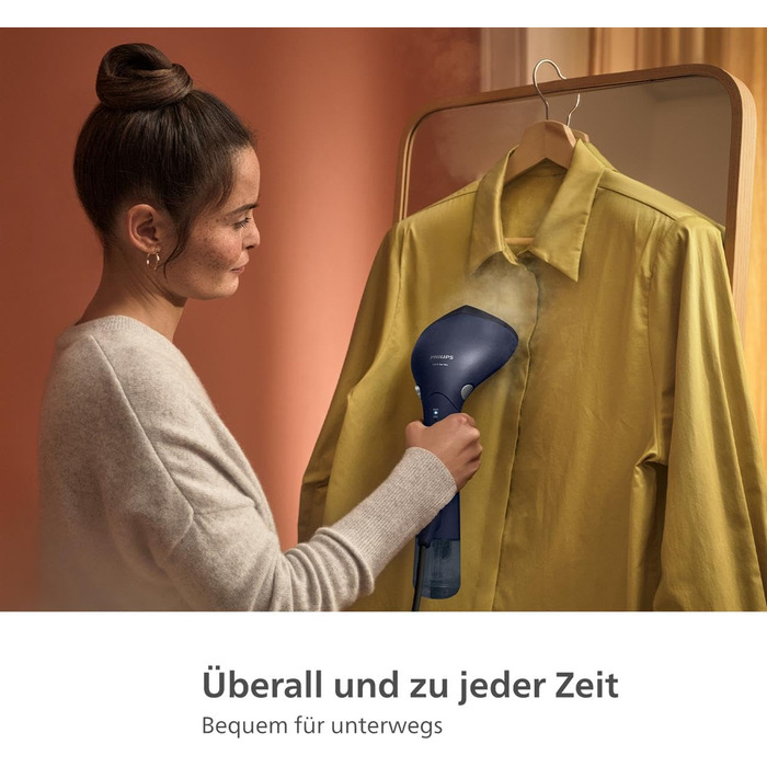 Паровий випрямляч Philips серії 7000 - 1500 Вт, подача пари 28 г/хв, OptimalTEMP, металева підошва, знімний резервуар на 100 мл. У