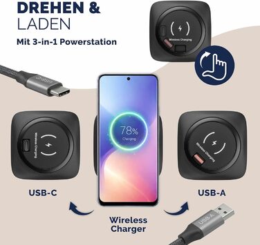 Електричний стіл Casaria з регульованою висотою 120 x 60 см з бездротовим зарядним пристроєм та портом USB-C/A, РК-дисплеєм, функцією пам&39яті, вантажопідйомністю 80 кг, ергономічним, чорним, 120 x 60 см