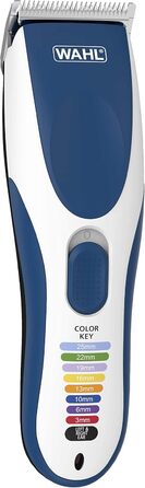 Бездротова машинка для стрижки волосся Wahl 09649-016 ColorPro, синій, сріблястий