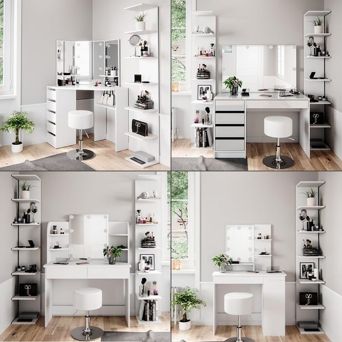 Настінна полиця Vicco Paolo, підвісна полиця, біла, 30 x 190 см, одинарна