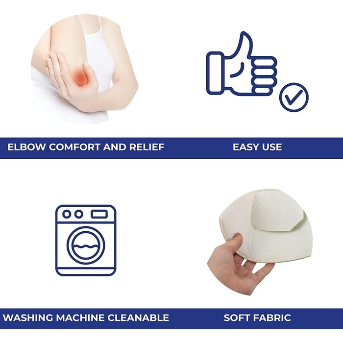 Протипролежнева подушка для п&39яти Mobiclinic, права, лікоть, п&39ята, європейський бренд, подушка для зняття тиску, подушка для п&39яти, один розмір, регульована, можна прати, синя