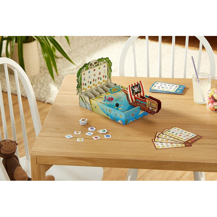 Логічні пірати - грай і вчись для дітей, навчальна гра для дітей від 5 до 8 років, грайливе навчання для 1-4 гравців, 24969 -