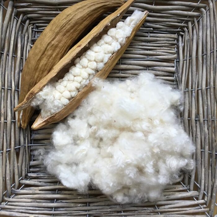 Класична подушка Kapok, веганська, екологічно чиста, органічна преміум-якість, виготовлена в Німеччині з волокон капок, підходить для алергіків, дихаюча (80 x 80 см)