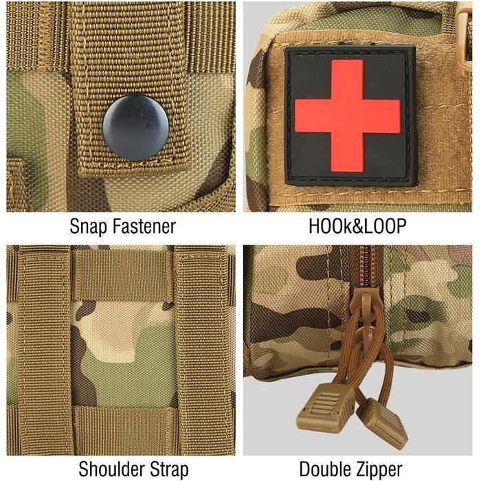 Аптечка військова, сумка першої допомоги на відкритому повітрі, сумка невідкладної допомоги Медична допомога для активного відпочи