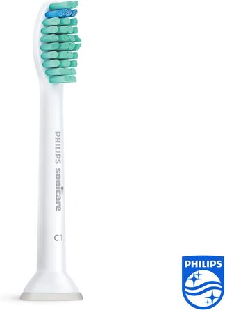 Оригінальні насадки для звукових зубних щіток Philips Sonicare ProResults Original - упаковка з 8 шт. у білому кольорі (модель HX6018/07) (4 шт. и (1 упаковка), 4 шт. и, стандартна коробка)